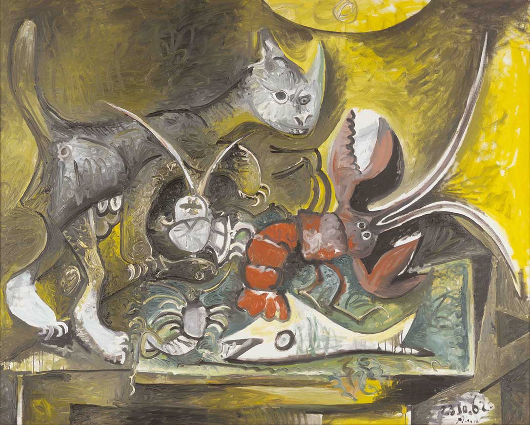 2024人気No.1の Pablo Picasso アクリル・ガッシュ作品（植物の